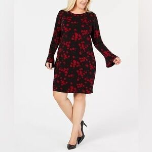 MICHAEL KORS Plus Size Eden Rise Floral-Print Dress 3X